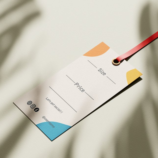 Etiqueta De Travamento De Encapsulamento De Produt (Chic And Trendy Design Product Packaging Hang Tag)