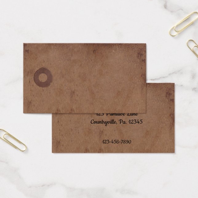 Etiqueta de travamento do café primitivo (Escritótio)