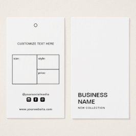 Etiqueta de travamento do logotipo comercial Etiqu