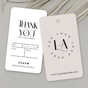 Etiqueta de travamento do logotipo de etiquetas de