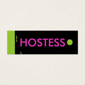 Etiqueta de travamento "HOSTESS"