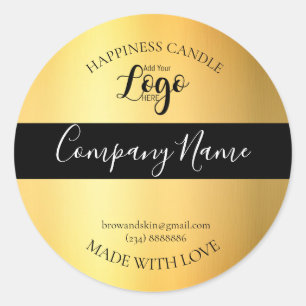 Etiqueta de Vela Homemada Personalizada