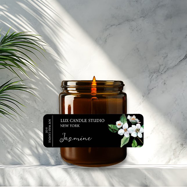Etiqueta de Vela Jasmine (Criador carregado)