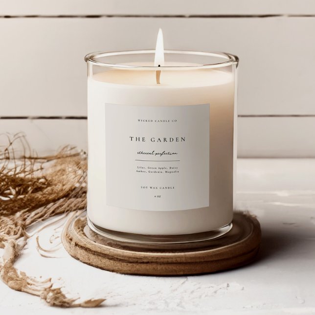 Etiqueta de Vela Negócio Adesivo Embalagem Rótulo  (Criador carregado)