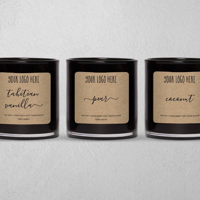 Etiqueta de Vela Personalizada Vinheta de Fundo Kr (Criador carregado)