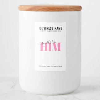 Etiqueta de velas de luxo 5,1 cm x 7,6 cm editável