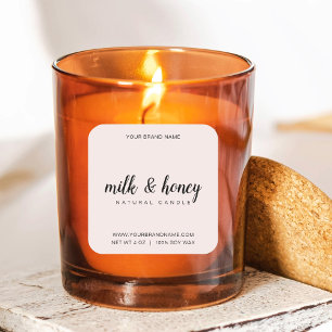 Etiqueta de Velas - Etiqueta de Produto Editável