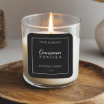 Etiqueta de velas - Marca minimalista do produto p<br><div class="desc">Etiqueta de vela minimalista para embalagem personalizada minimalista de produtos para a sua empresa.</div>