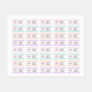 Etiqueta de vestuário Unicorn de Nome Cónico