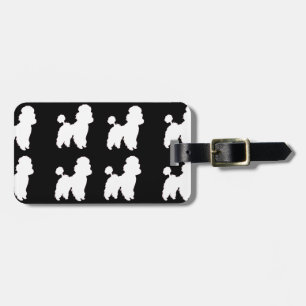 Etiqueta de Viagem de Bagagem de Poodles