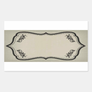 Etiqueta de Vinheta do Ecrã de Halloween do vazio