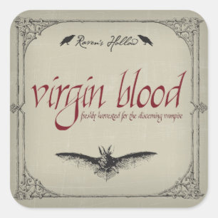 Etiqueta de Vinheta do Vídeo de Halloween do Virgi