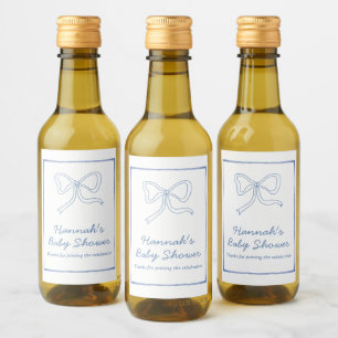 Etiqueta de Vinho Arco Azul Personalizado Favoreci