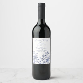 Etiqueta de vinho Chá de panela azul