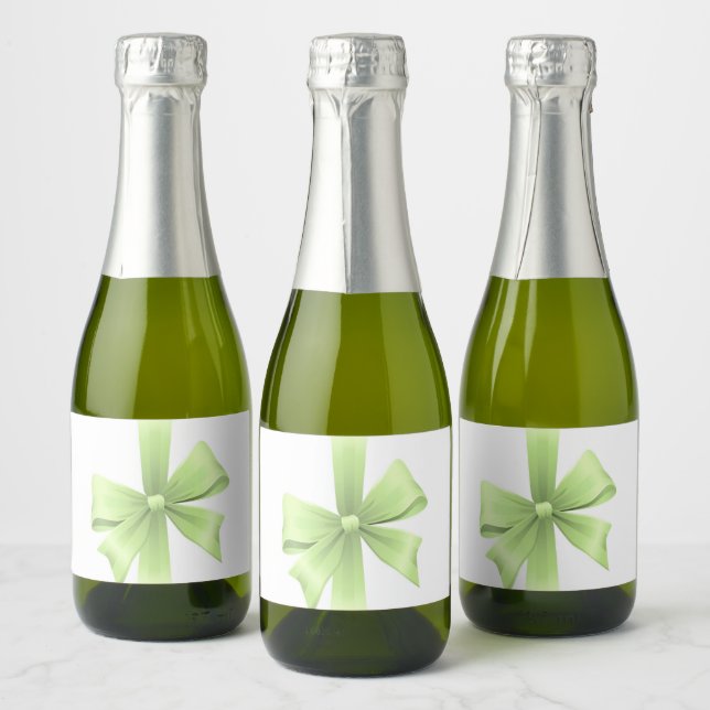 Etiqueta de Vinho com Laço Borboleta (Garrafas)