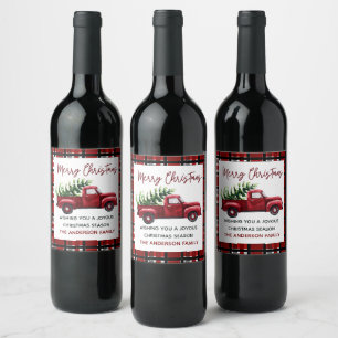 Etiqueta de Vinho de Caminho-de-Ferro natal vintag