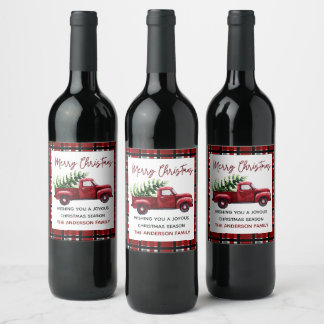 Etiqueta de Vinho de Caminho-de-Ferro natal vintag