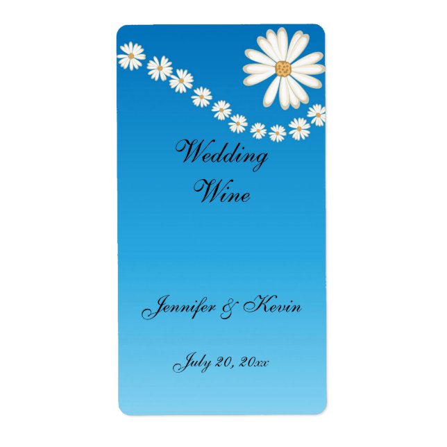 Etiqueta de Vinho de Casamento (Frente)