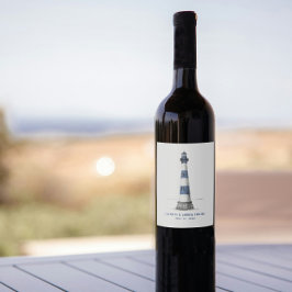 Etiqueta de Vinho de Casamento de Farinha de Strip