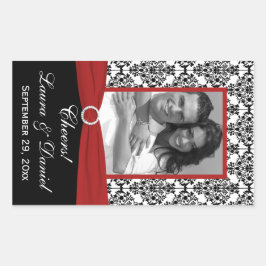 Etiqueta de Vinho de Foto para Damasco Vermelho, P