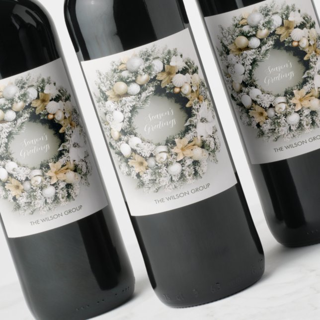 Etiqueta de Vinho de Natal (Criador carregado)