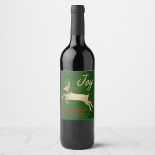 Etiqueta de Vinho de Vinho de Ouro