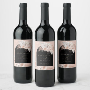 etiqueta de vinho do boho arado