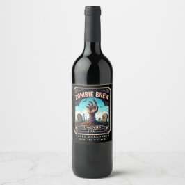 Etiqueta de Vinho do Cemitério da Mão de Zumbi da