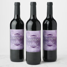 Etiqueta de Vinho do Logotipo Personalizado da Emp