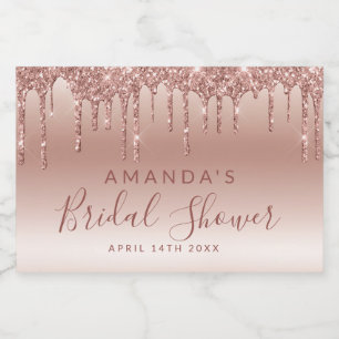 Etiqueta de Vinho Espumante Mini Rose Gold Pingand