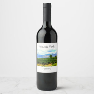 Etiqueta de Vinho Personalizado Design