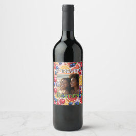 Etiqueta de vinho Tema de Fruta Cuja  é