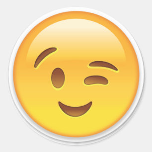 Etiqueta de Winky Emoji