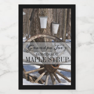 Etiqueta de Xarope Homemade Personalizada