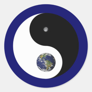 Etiqueta de Yin e de Yang