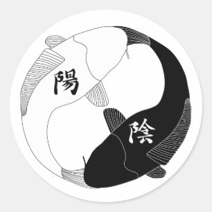 Etiqueta de Yin e de Yang