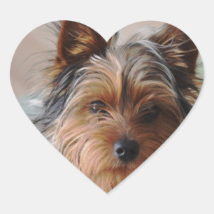 Etiqueta de Yorkie Terrier