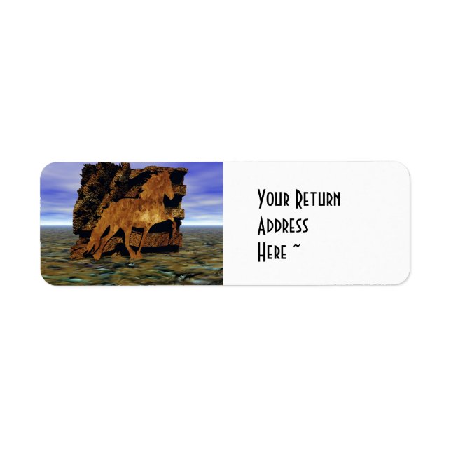 Etiqueta Definir em Pedra (Frente)