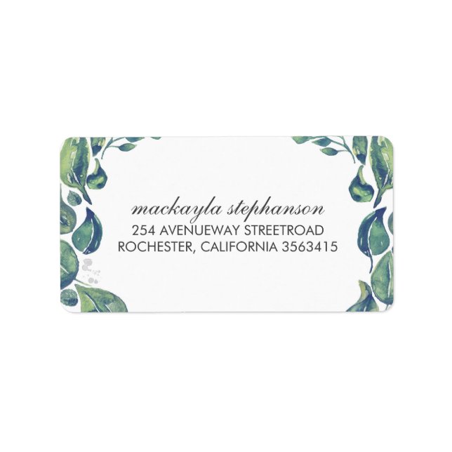 Etiqueta Deixa Laurel Wreath Wedding (Frente)