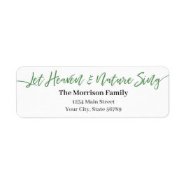 Etiqueta Deixar o guião verde do Céu e da Natureza