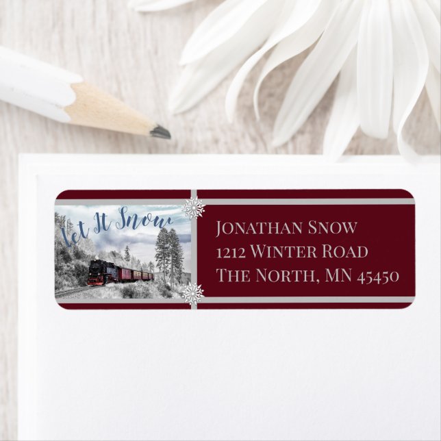 Etiqueta Deixar Que O Comboio Neve Ande (Insitu)