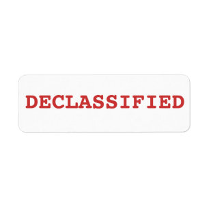 Etiqueta desclassificado