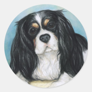 Etiqueta descuidado do Spaniel de rei Charles