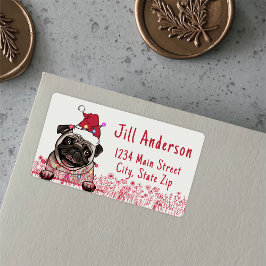 Etiqueta Desenho de Mão Personalizado do Cão-Touro Britânic