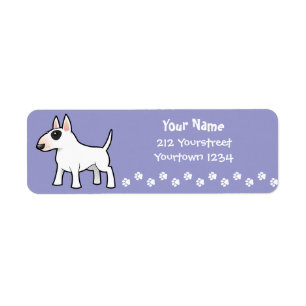 Etiqueta Desenhos animados bull terrier