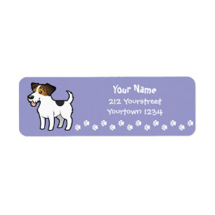 Etiqueta Desenhos animados Jack Russell Terrier