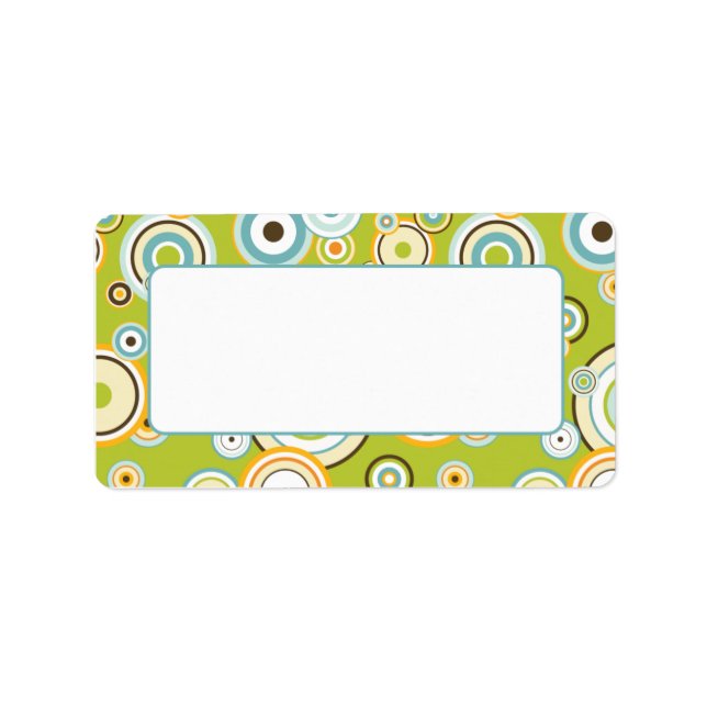 Etiqueta Design de Rótulos de Correio (Frente)