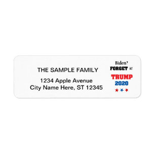 Etiqueta Design Engraçado Donald Trump