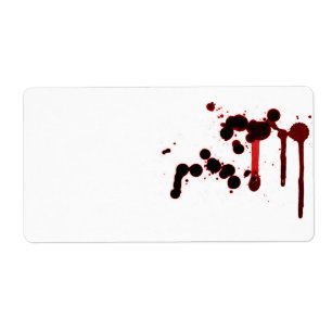 Etiqueta Designer Splatter
