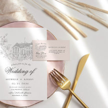 Destino Elegante Floral Salvar A Data